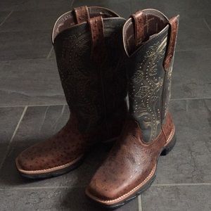 Lady rebel Durango square toe cowboy boots